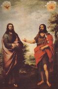 Bartolome Esteban Murillo John the Baptist to identify the Messiah Germany oil painting artist